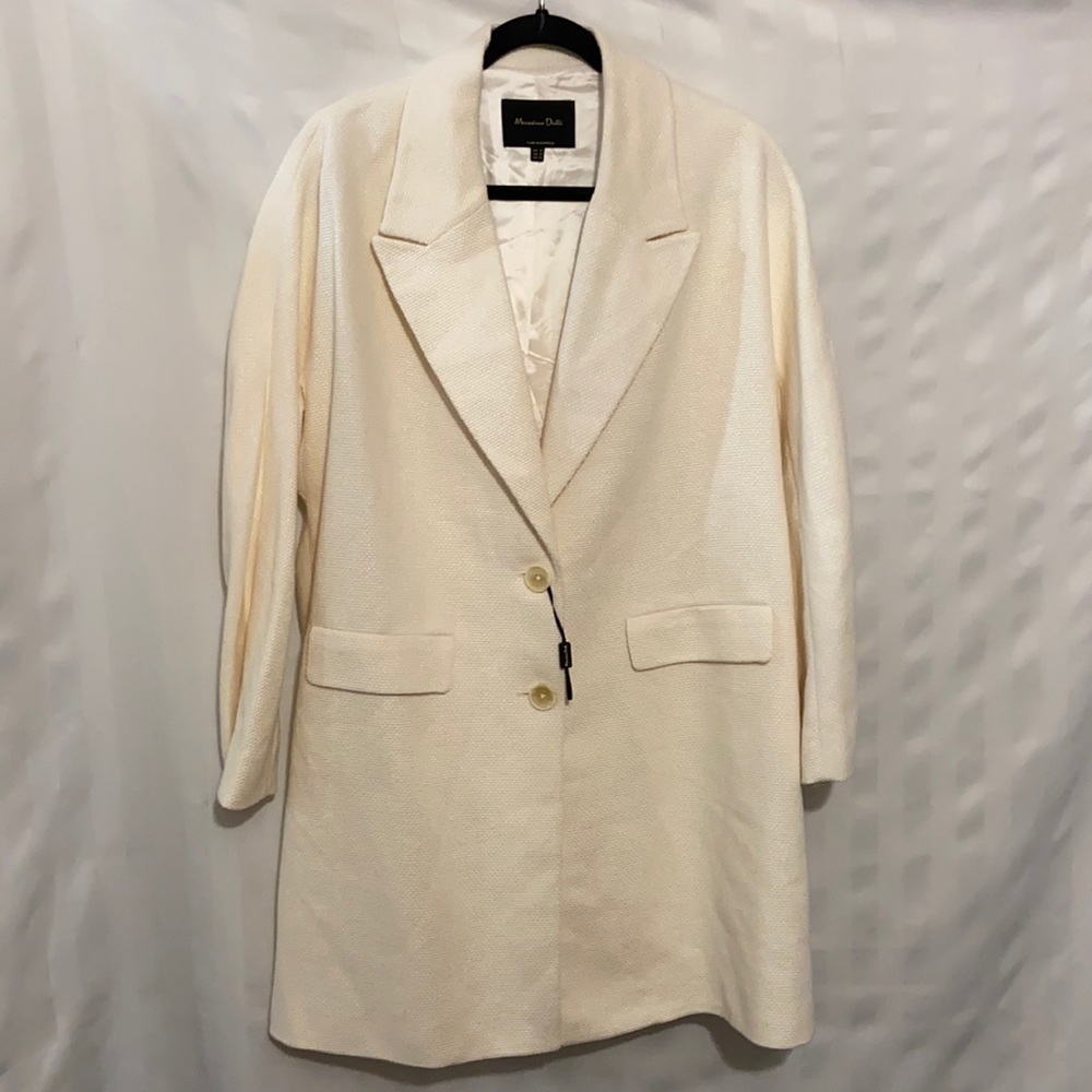 Cream blazer jacket